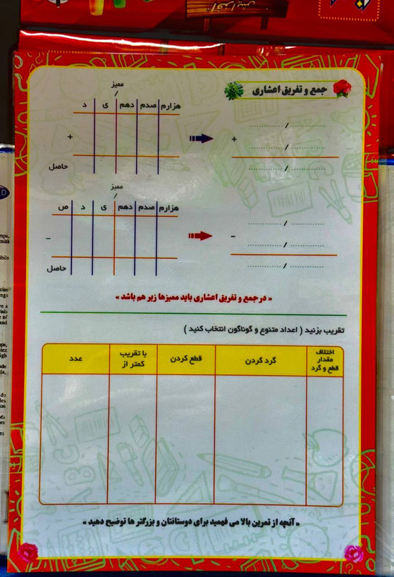 لمینت پایه ششم دبستان (2) رنگین تاک✅
