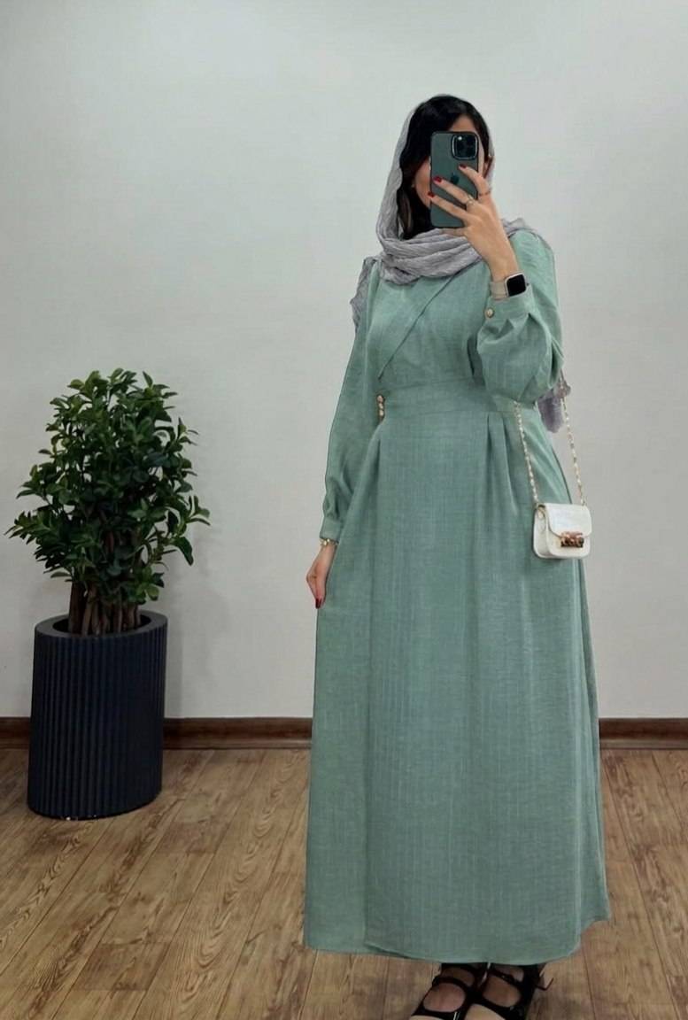 مانتو بلند مدل ماهی
